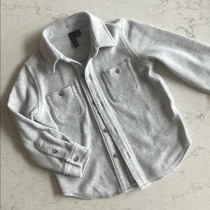 Janie & Jack Grey Boys Button-Up Shirt NWOT